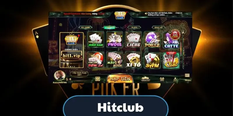 Cổng game bài đổi thưởng Hitclub với kho tàng game đổi thưởng siêu cuốn